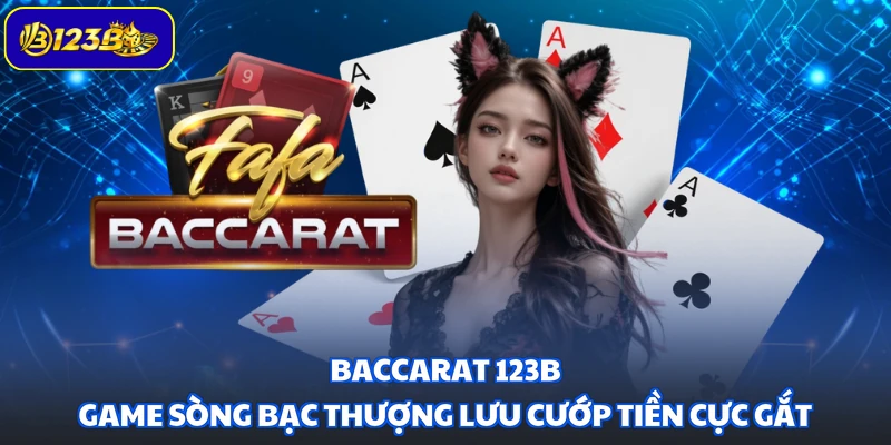 Baccarat 123B - Game Sòng Bạc Thượng Lưu Cướp Tiền Cực Gắt