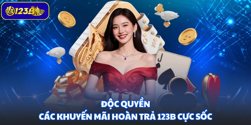 Độc quyền các khuyến mãi hoàn trả 123B cực sốc