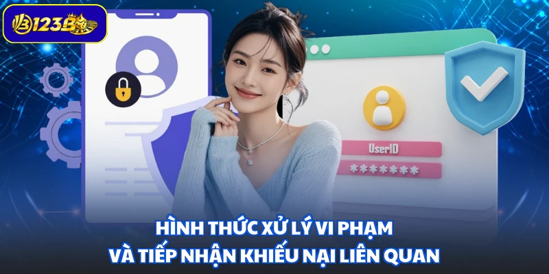 Hình thức xử lý vi phạm và tiếp nhận khiếu nại liên quan