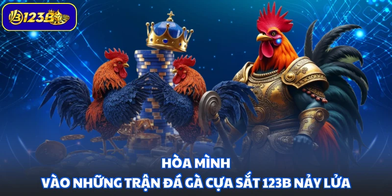 Hòa mình vào những trận đá gà cựa sắt 123B nảy lửa