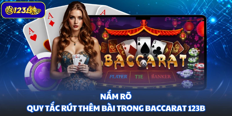 Nắm rõ quy tắc rút thêm bài trong Baccarat 123B