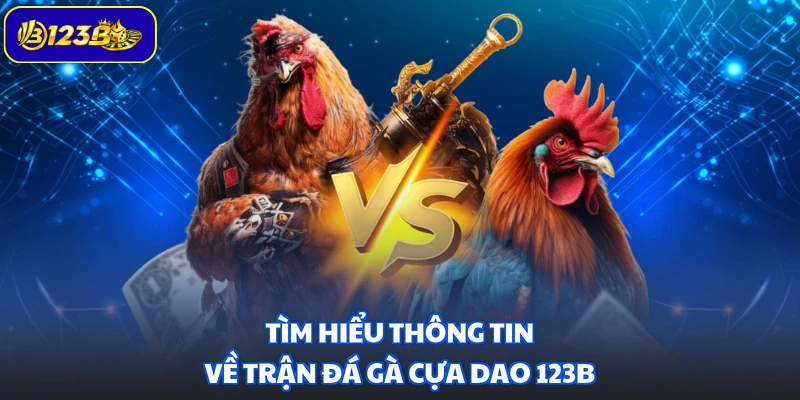 Tìm hiểu thông tin về trận đá gà cựa dao 123B
