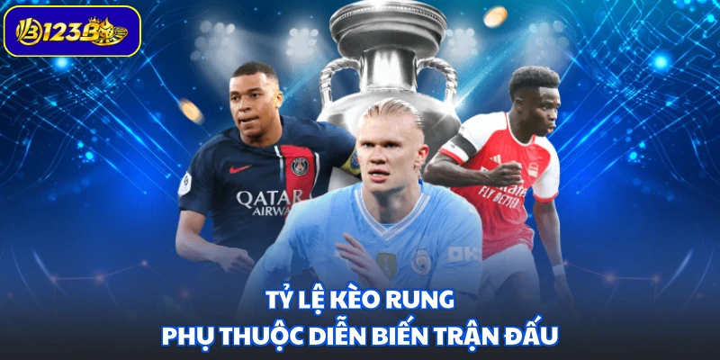 Tỷ lệ kèo rung phụ thuộc diễn biến trận đấu