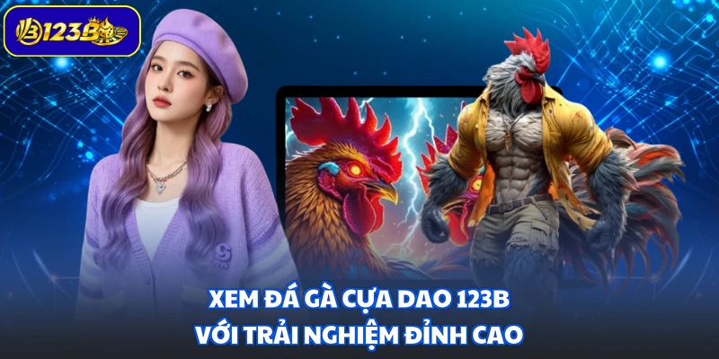 Xem đá gà cựa dao 123B với trải nghiệm đỉnh cao